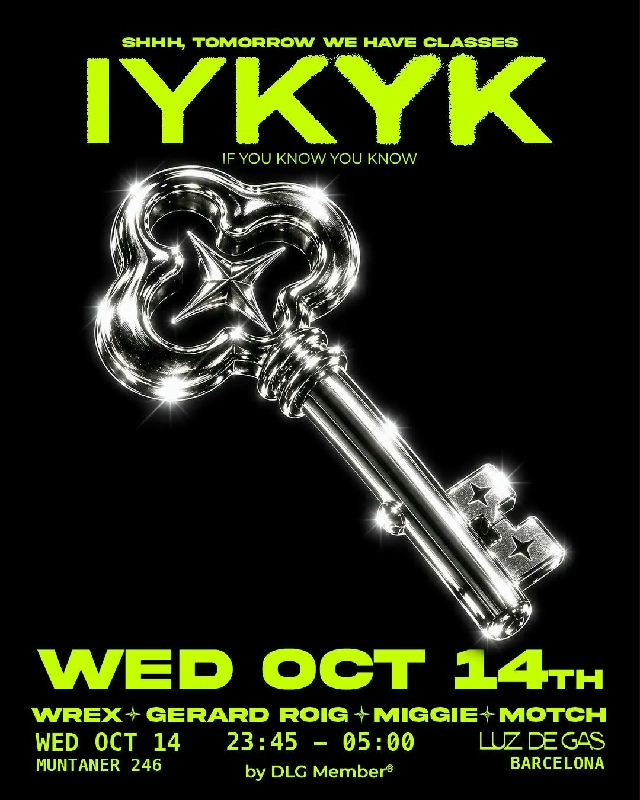 IF YOU KNOW, YOU KNOW ⚡ Wednesday Party at LUZ DE GAS